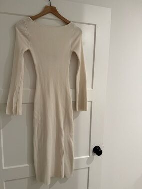 white lace maxi dress with sleeves Womens Lace Long Sleeve V Neck Fall Maxi Dress, Large 12-14 / Beige